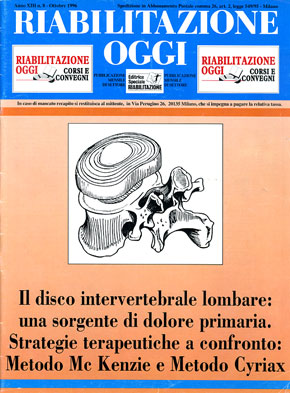 articolo disco intervertebrale lombare